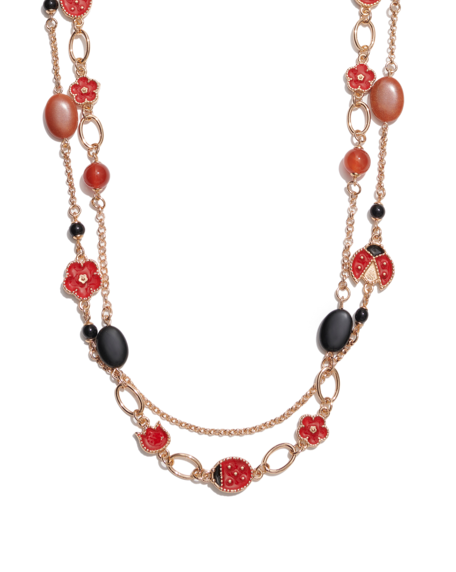 COLLANA LUCKY LADYBUG
