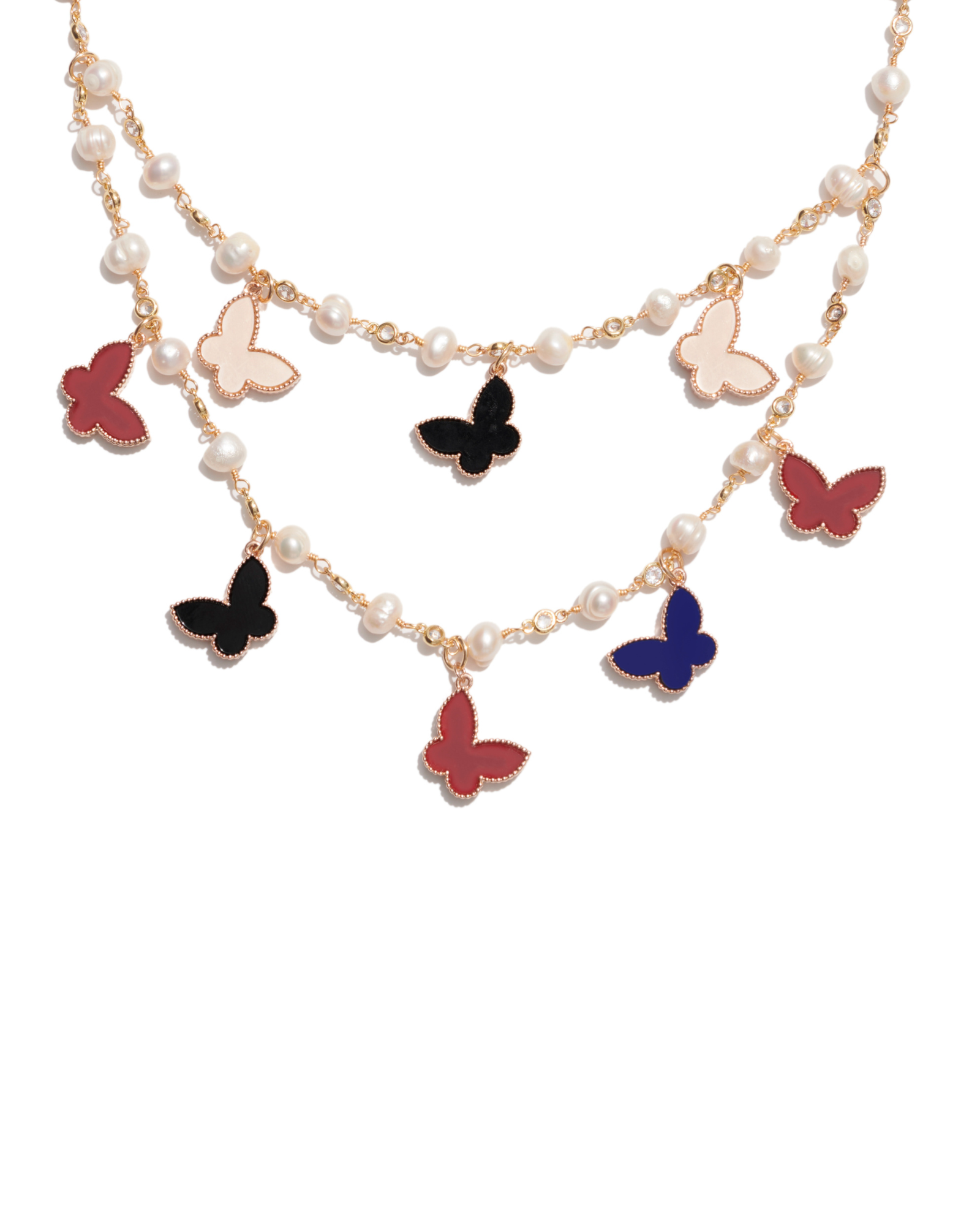 COLLANA PAPILLON SHORT