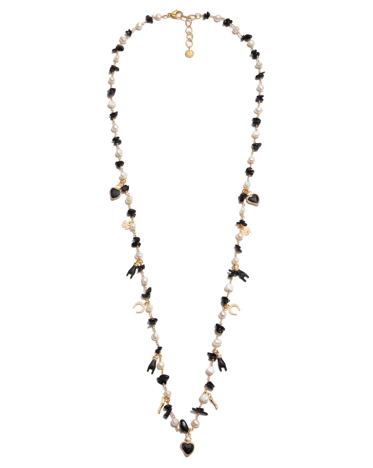 COLLANA SANT'ANNA NEW BLACK LONG
