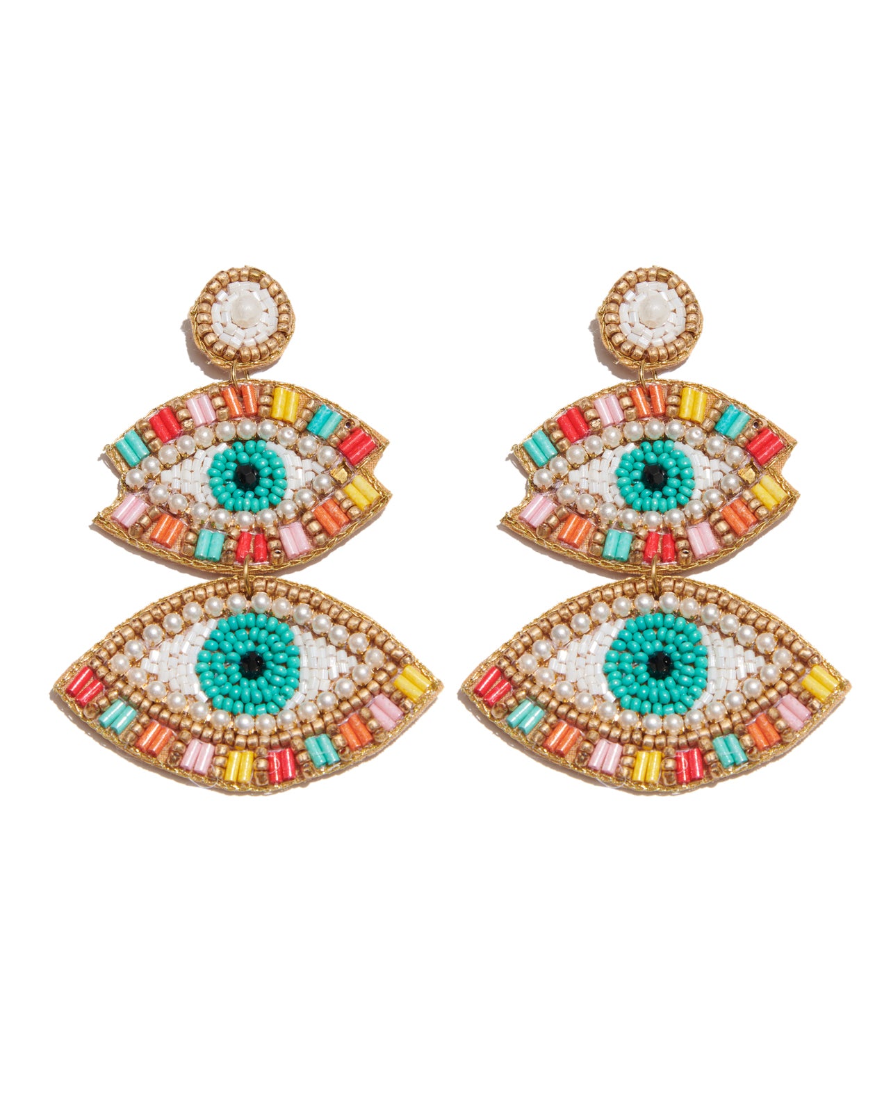 ORECCHINI EVIL EYE RAINBOW