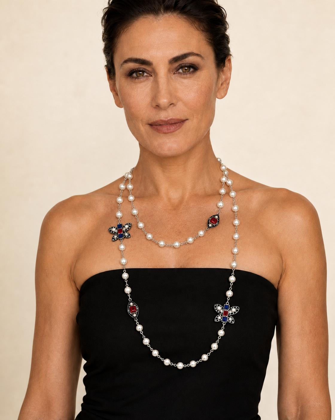 COLLANA PEARL BUTTERFLY