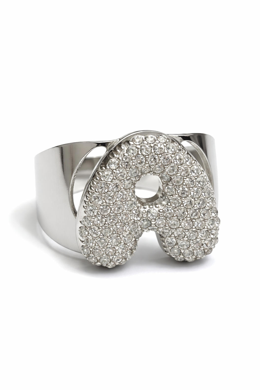 ANELLO LETTERA SILVER