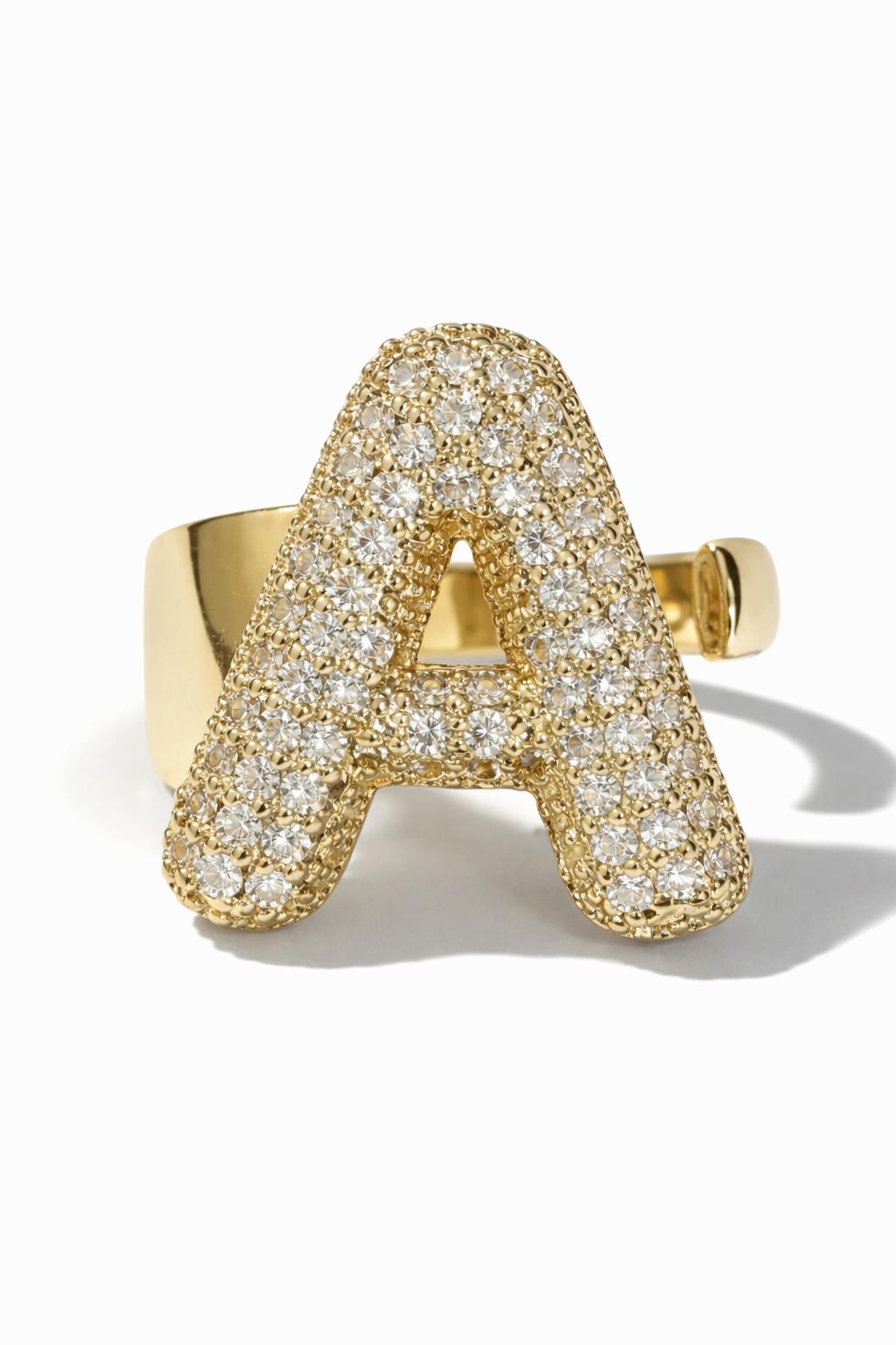 ANELLO LETTERA BIG GOLD