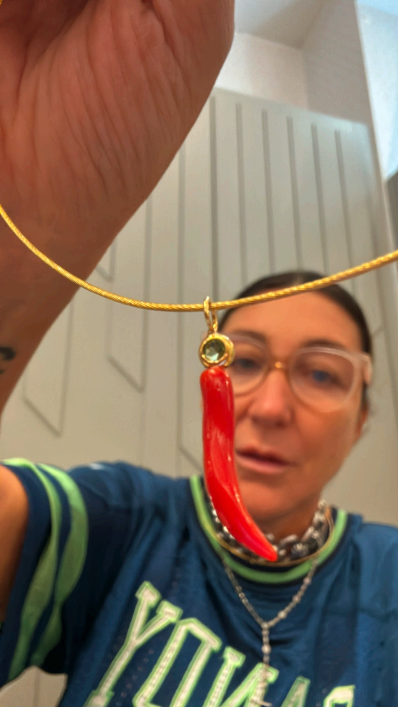 COLLANA CORNO CORAL