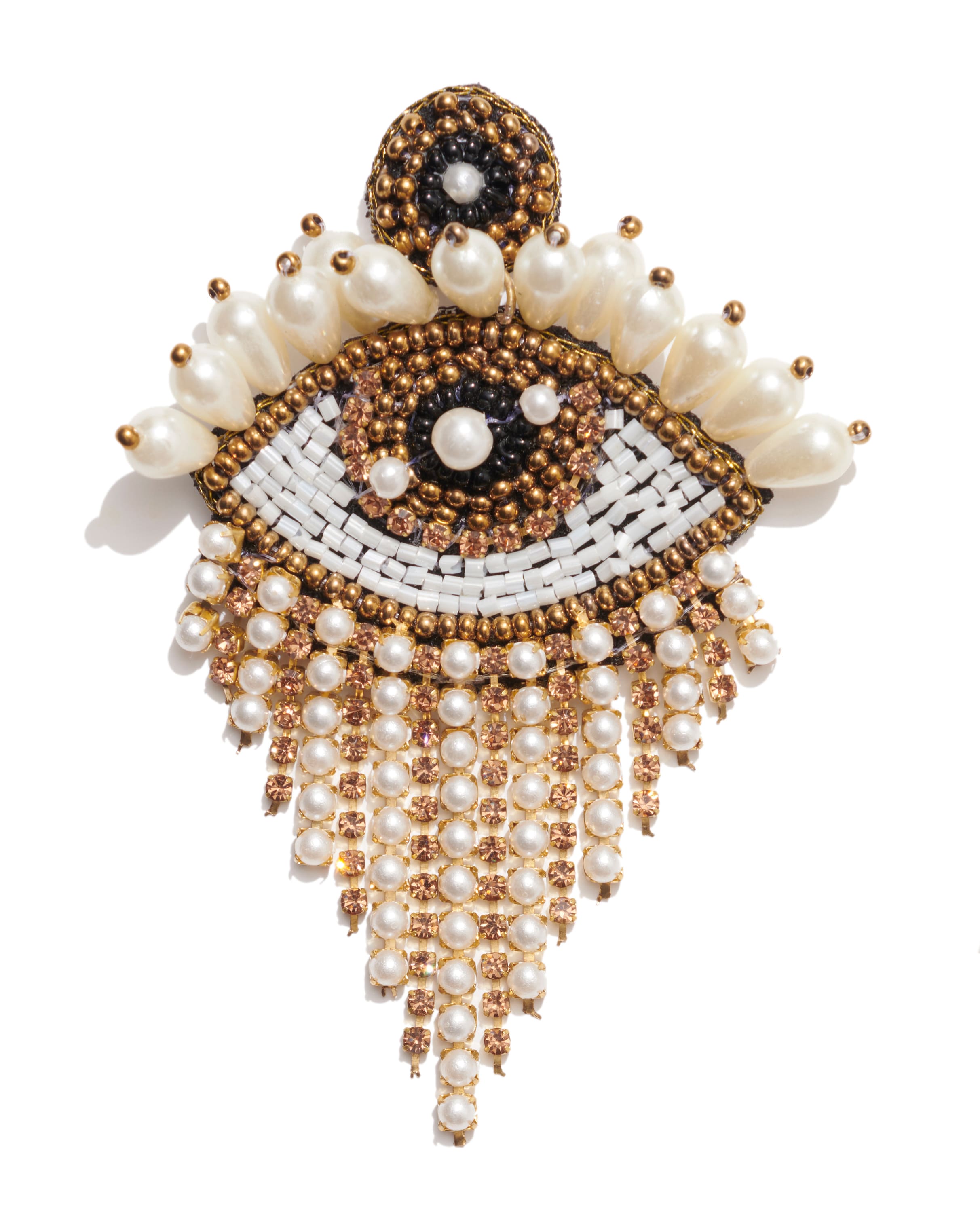 ORECCHINI EVIL EYE BROWN