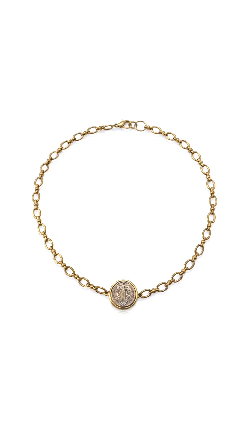 COLLANA CHOKER DOUBLE COIN